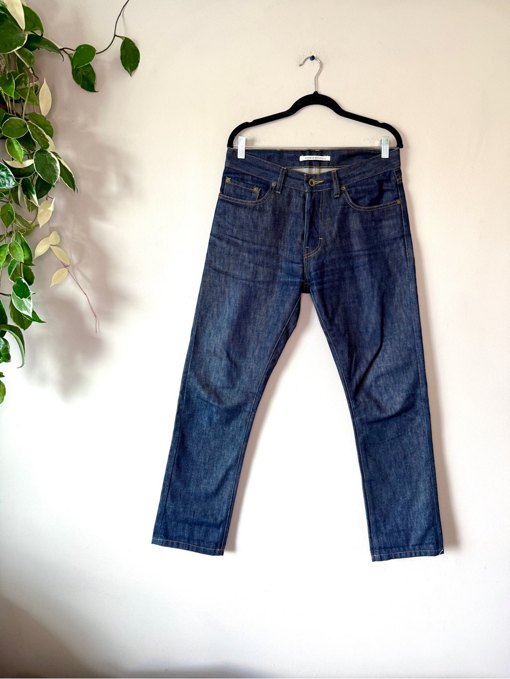 Norman Russell Cookie slim selvedge jeans 31